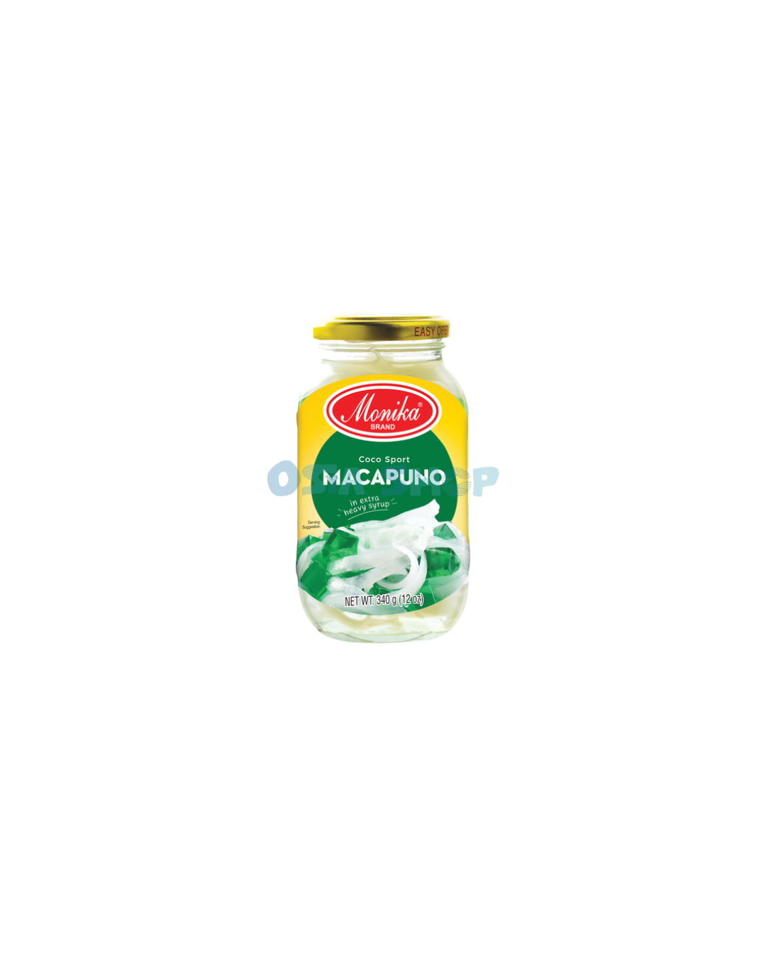 MONIKA Macapuno Kokosfruchtfleisch 340G มะพร้าวกะทิในน้ำเชื่อม
