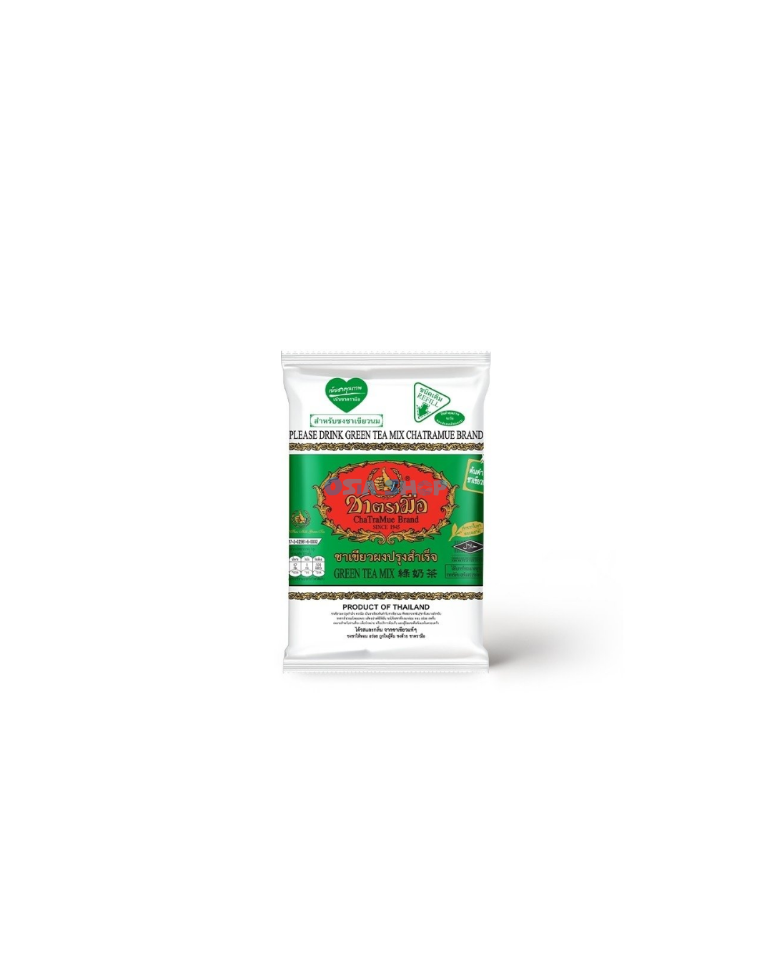CHATRAMUE Thai Tee Mix Grüntee 200G ชาเขียวตรามือ