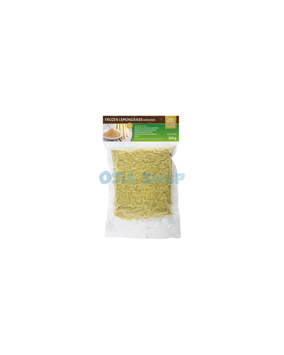 ❄️(NUR ABHOLUNG) I GOLDEN TURTLE Gefrorenes Zitronengras (gemahlen) 250g ตะไคร้บดแช่แข็ง
