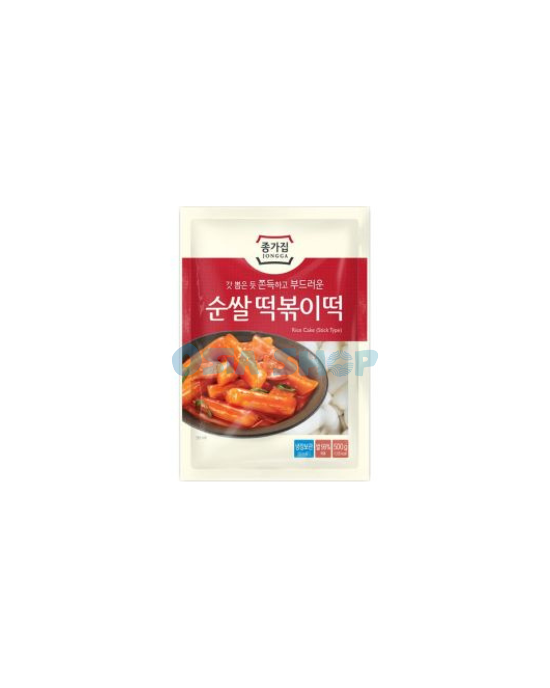 JONGGA Frischer Reiskuchen (Tteokbokki) 500g แป้งต๊อกโบกีสด