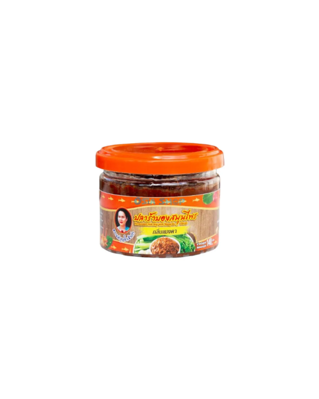 MAEBOONLAM Fermentierter Fisch Dip mit Mang Da 140G แจ่วบอง แมงดา แม่บุญล้ำ