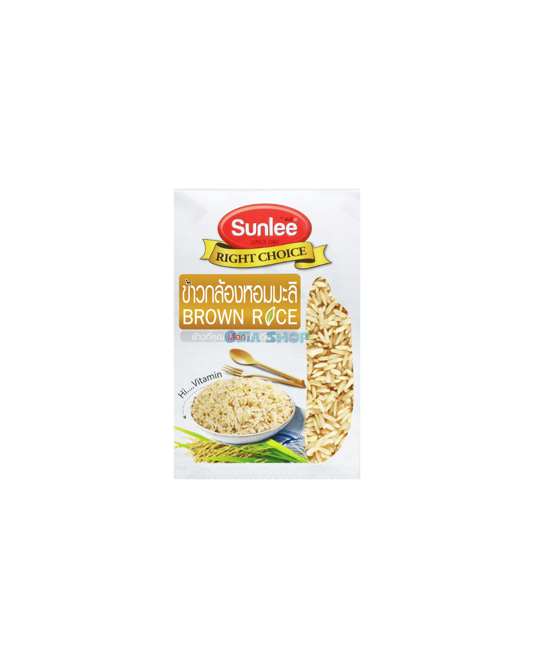 SUNLEE Thai Brauner Jasminreis 1KG ข้าวกล้อง หอมมะลิ ตราซันลี