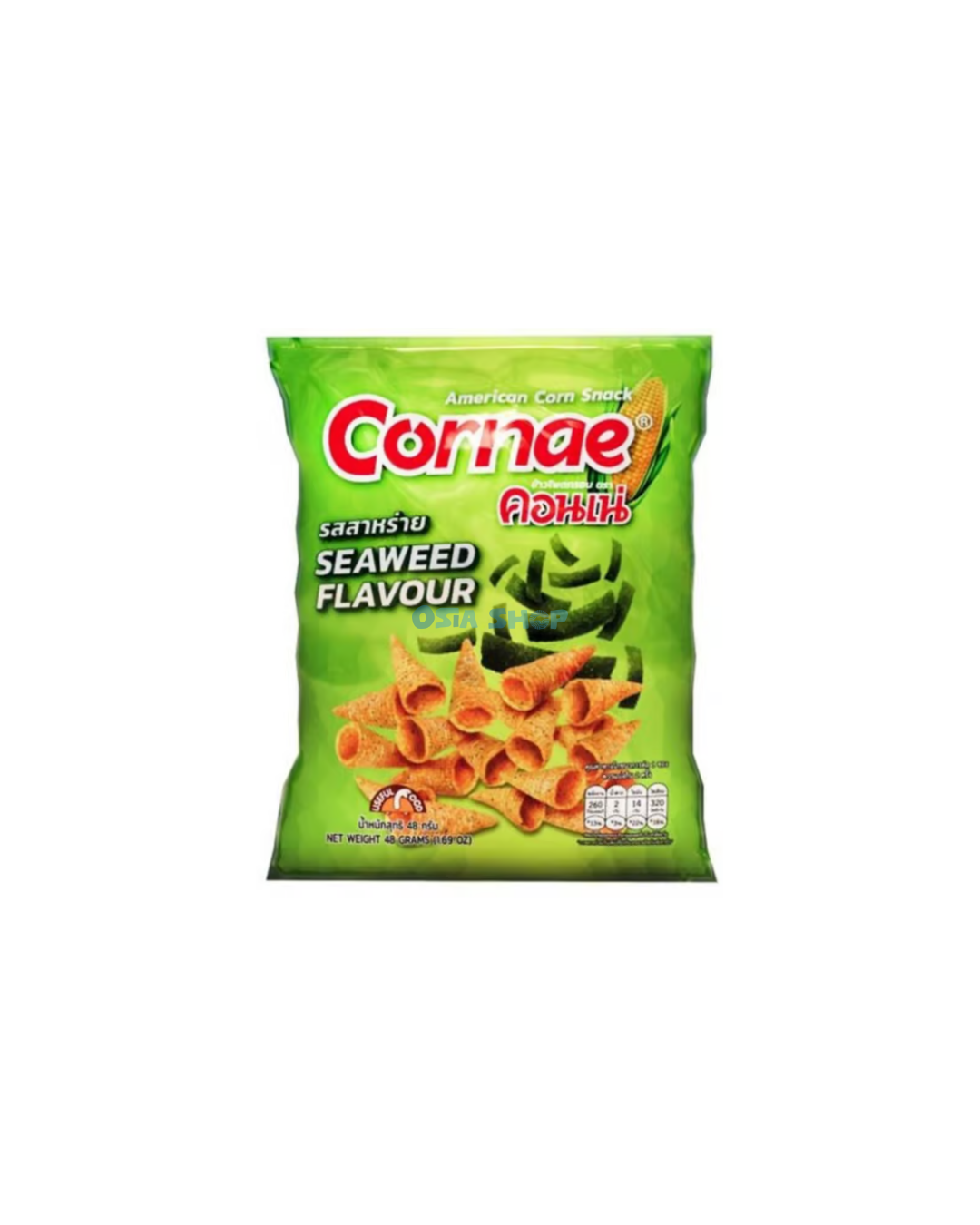 CORNAE Mais Snack Seetang 48G คอร์นเน่ รสสาหร่าย