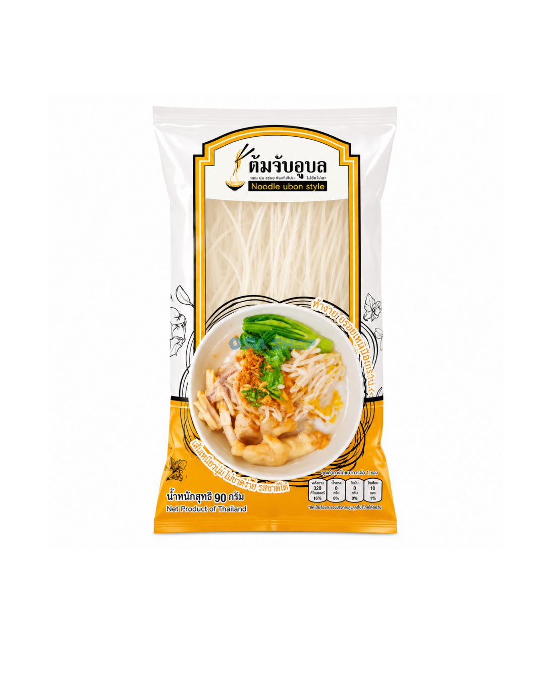 TOM JUB UBON 90G ต้มจั๊บ อุบล ก๊วยจั๊บสำเร็จรูป