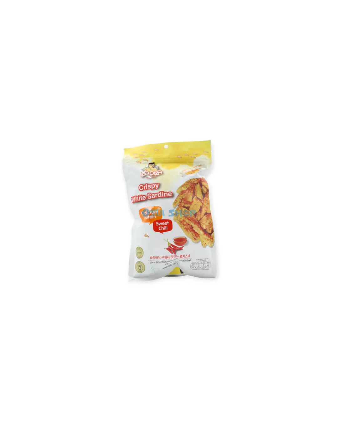 CHAOLAY Knusprige weiße Sardinen Sweet Chili 100G ชาวเล ปลาเกล็ดขาวปรุงรสอบกรอบ รสสวีทชิลลี่