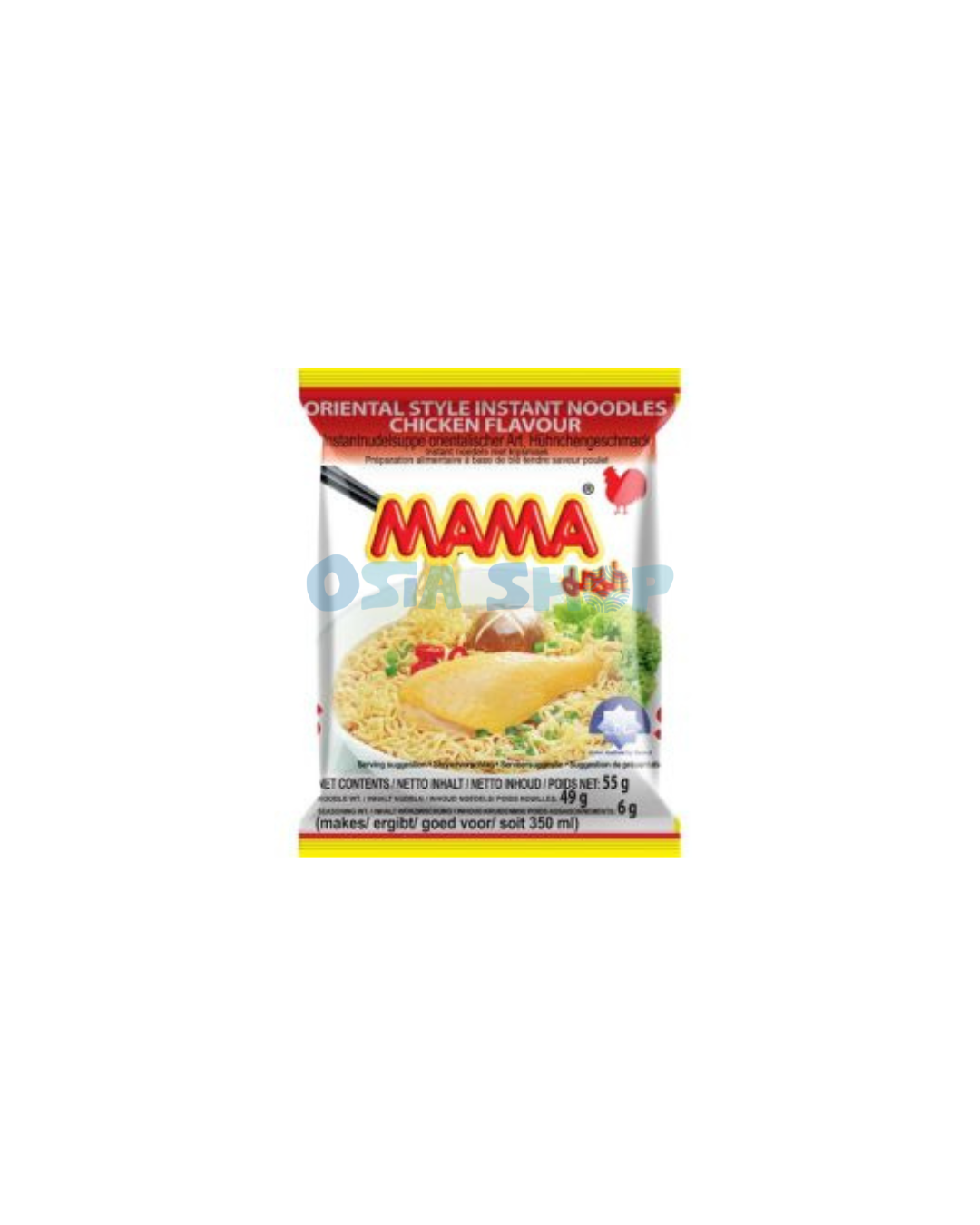 MAMA Instantnudeln Hühnerfleisch-Geschmack 60 G มาม่ารสไก่