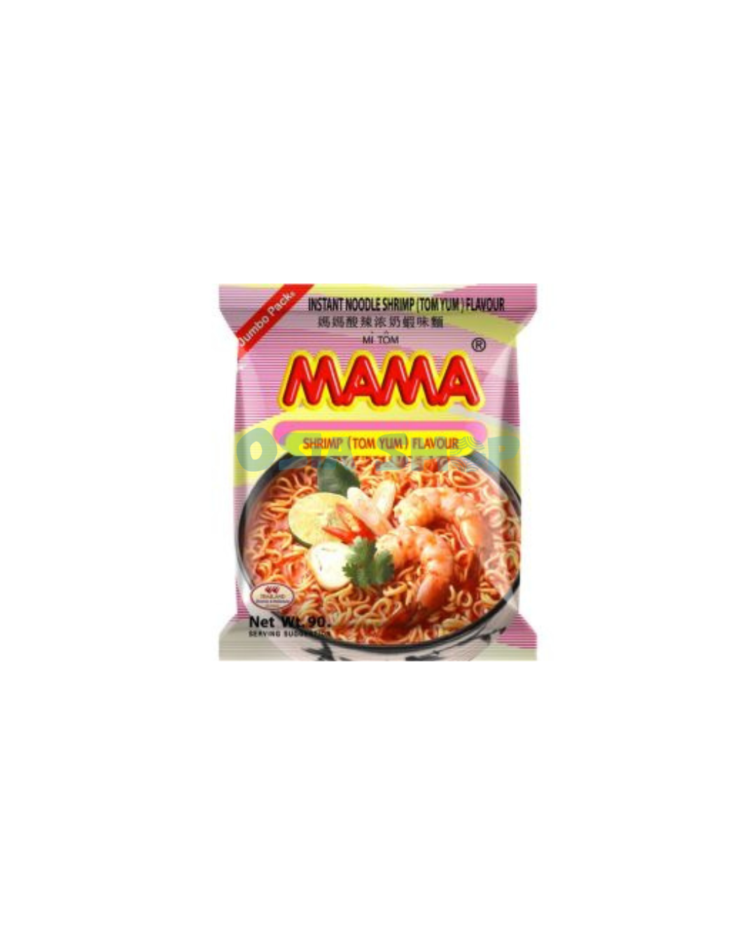 MAMA Instantnudeln Garnelen Tom Yum Geschmack Big Pack 90 G มาม่าต้มยำกุ้งจัมโบ้