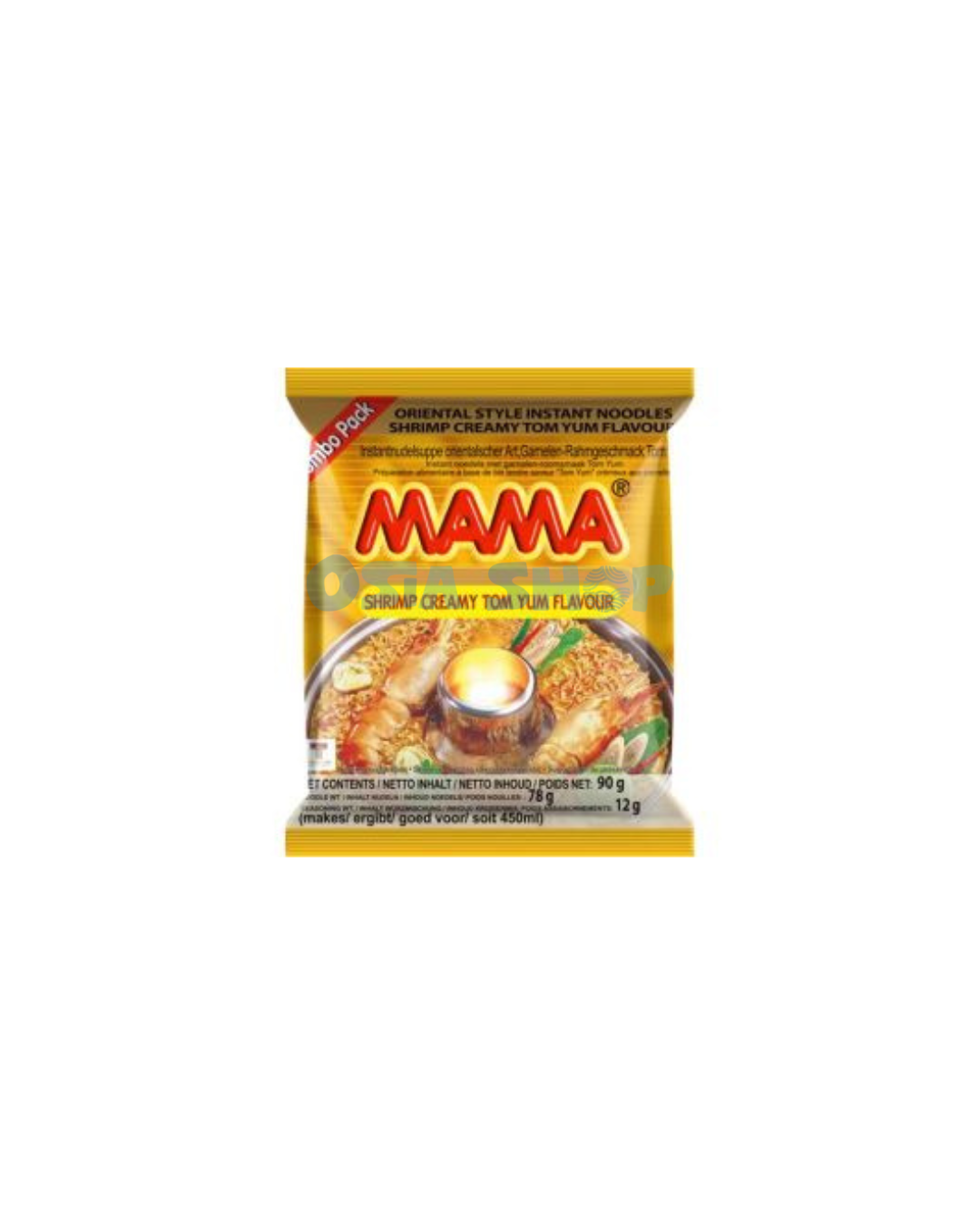 MAMA Instantnudeln Garnelen Creamy Tom Yum 90 G มาม่าต้มยำกุ้งน้ำข้นจัมโบ้