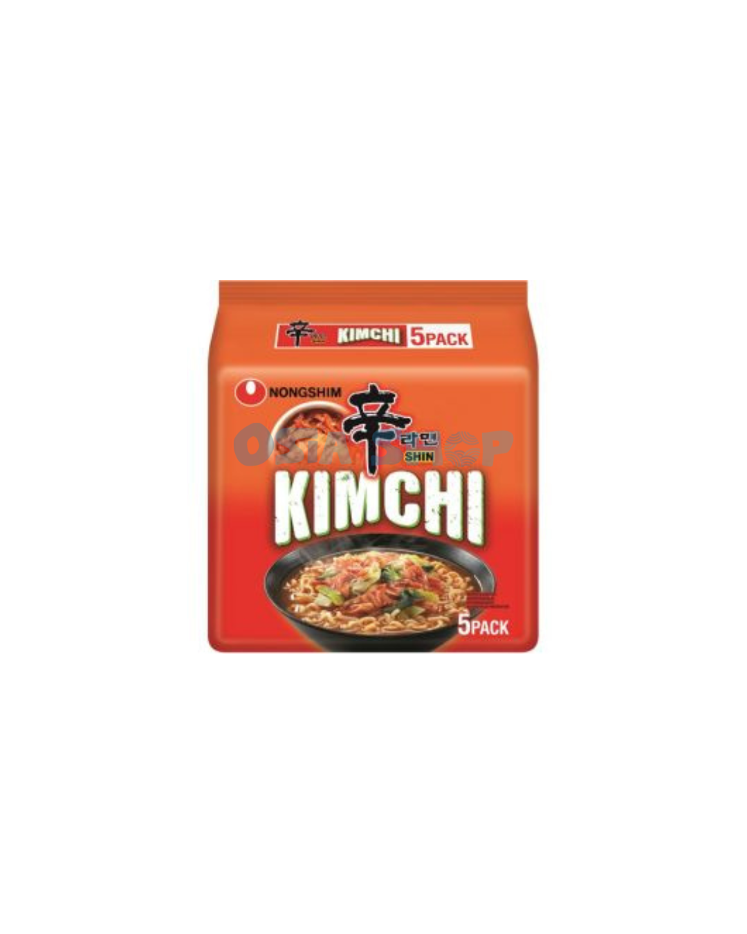 NONGSHIM Instant Ramen Kimchi Vorteilspack 5x120 G รามยอนเกาหลีรสกิมจิแพ็คสุดคุ้ม