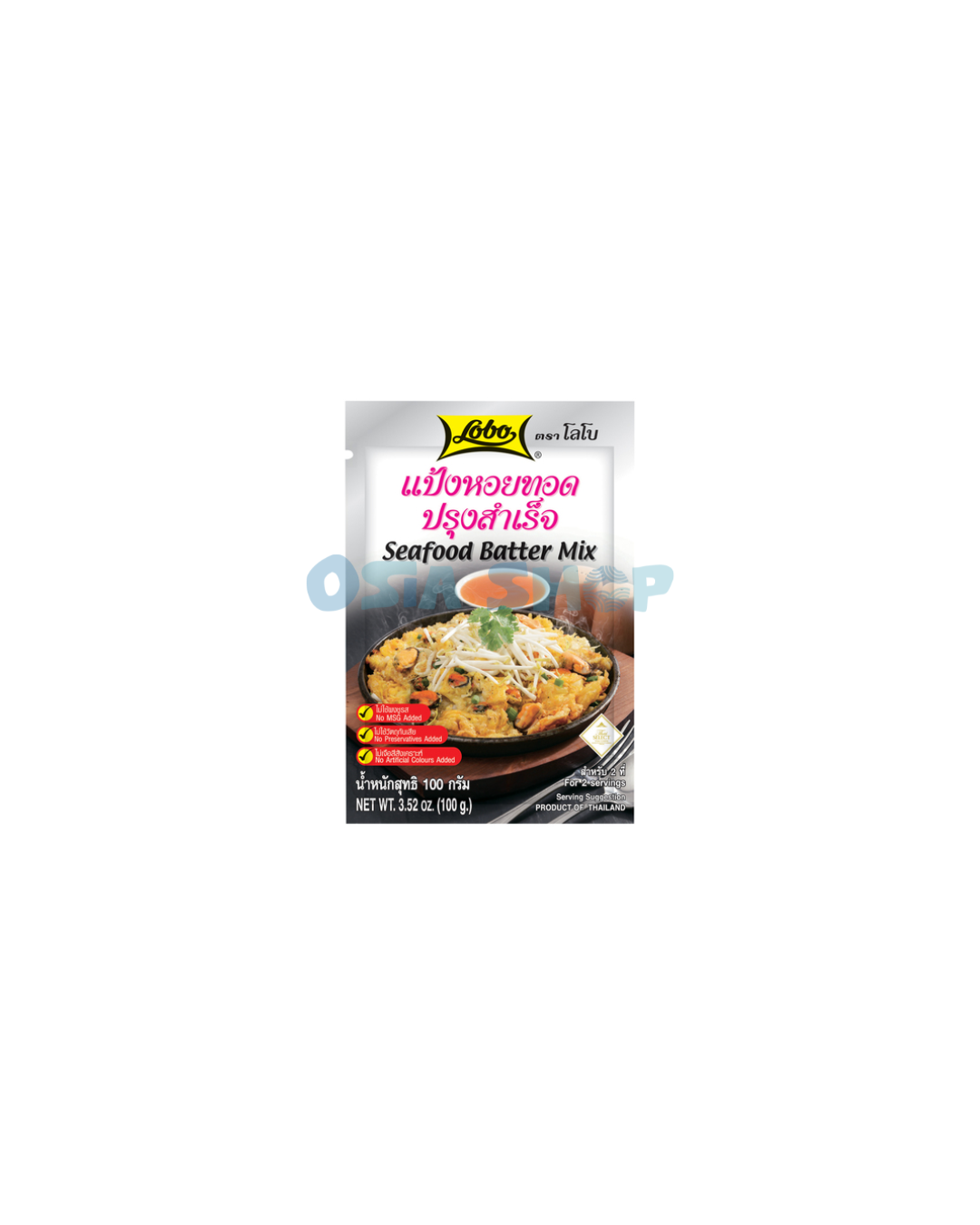 LOBO  Meeresfrüchte-Teigmischung 100 G แป้งหอยทอดปรุงสำเร็จ ตราโลโบ