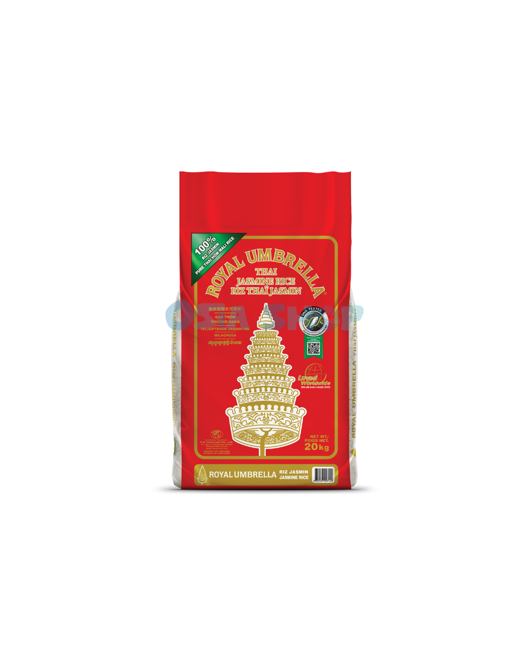 ROYAL UMBRELLA Premium Thai Hom Mali Reis 18 KG ข้าวหอมมะลิ ตราฉัตร