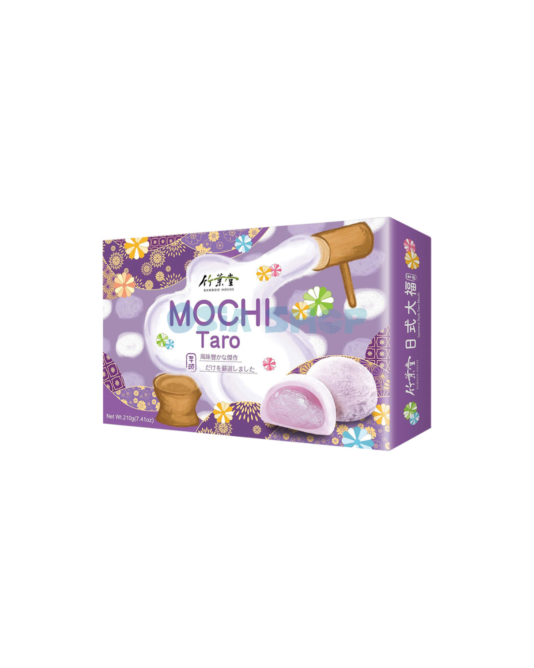 BAMBOO HOUSE Mochi (Taro Geschmack) 210 G ขนมโมจิไต้หวัน รสเผือก