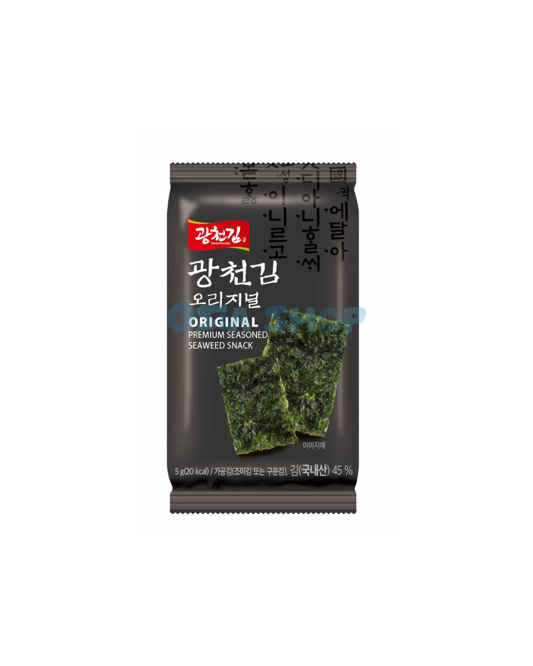 KWANGCHEON Gerösteter Seetang Snack 40G (8x5g) สาหร่ายทอดกรอบ