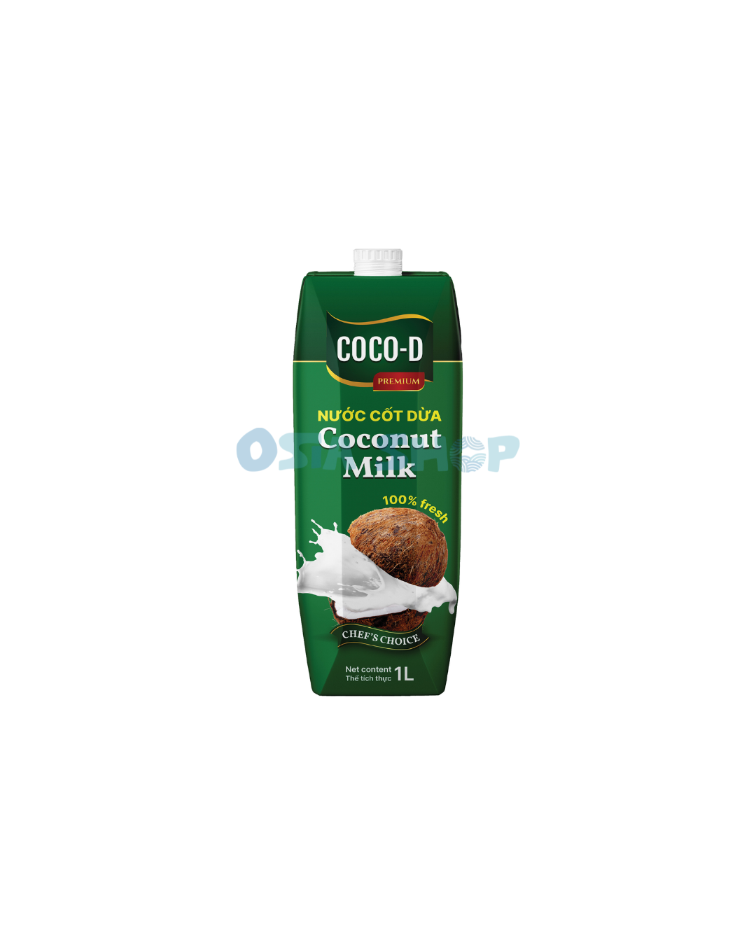 COCO-D Kokosmilch 1L กะทิ 100% (ตรา โคโค่-ดี)