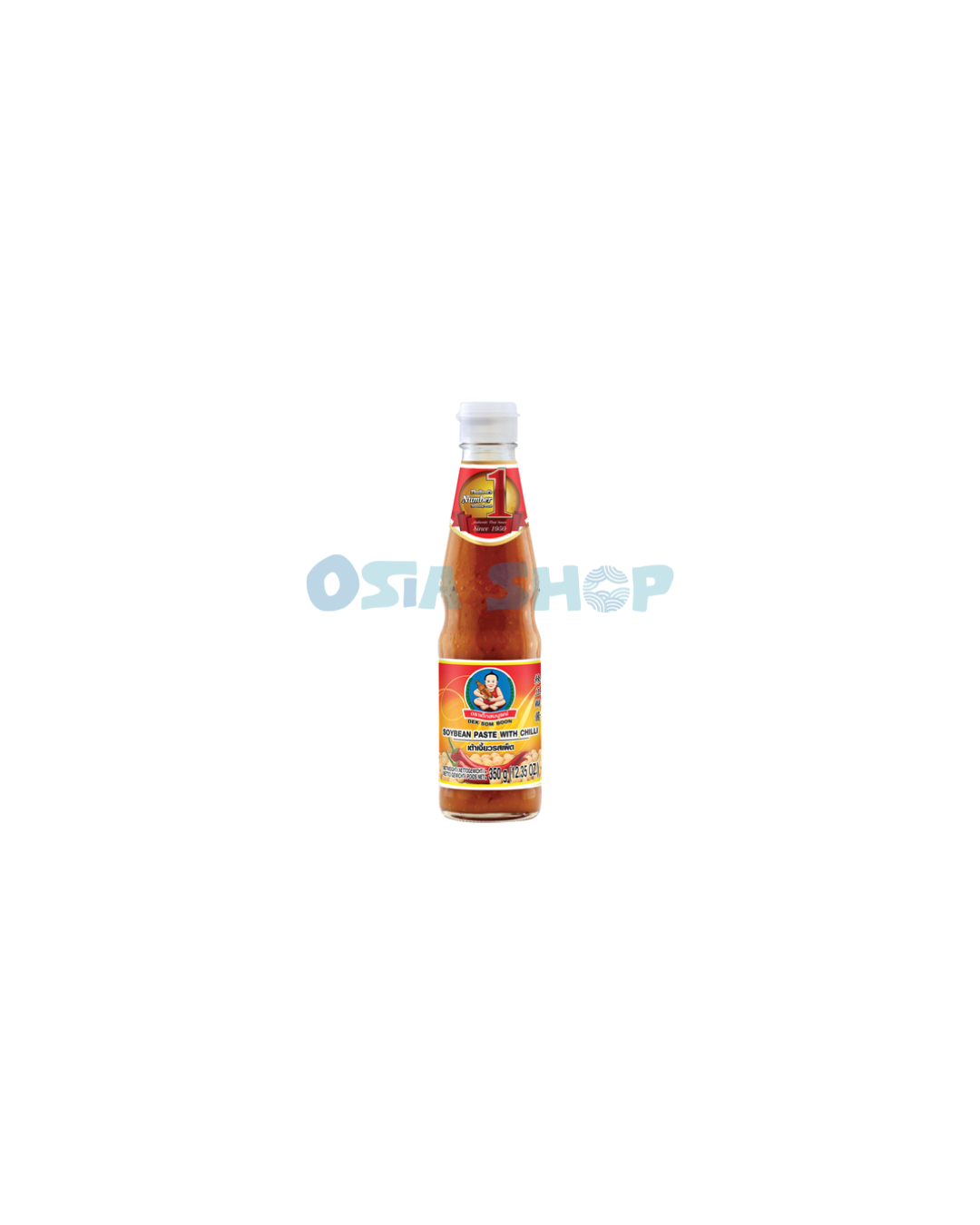 DEKSOMBOON Scharfe Sojabohnenpaste 350G เต้าเจี้ยวรสเผ็ด ตราเด็กสมบูรณ์
