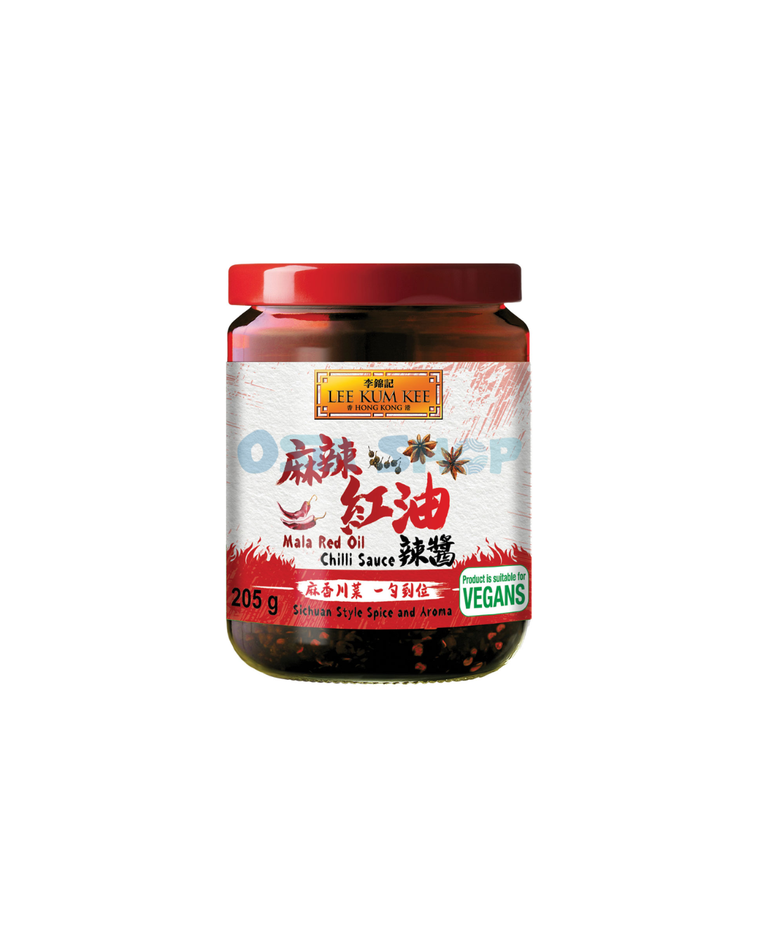 LEE KUM KEE Mala Chili-Öl Sauce 205G ซอสน้ำมันพริกหม่าล่า ตราลีคุมกี (Sichuan Style)
