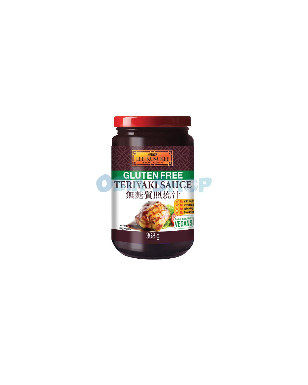 LEE KUM KEE Teriyaki Sauce Gluten frei 368G ซอสเทอริยากิ (สูตรกลูเตนฟรี)