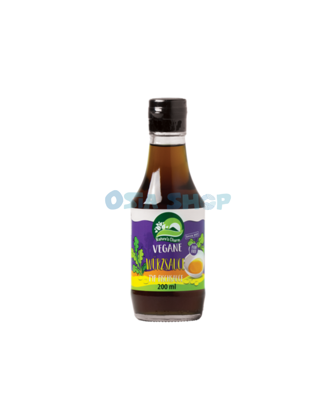 NATURE'S CHARM Vegane Würzsauce Typ Fischsauce 200ML เนเจอร์ส ชาร์ม น้ำปลาวีแกน