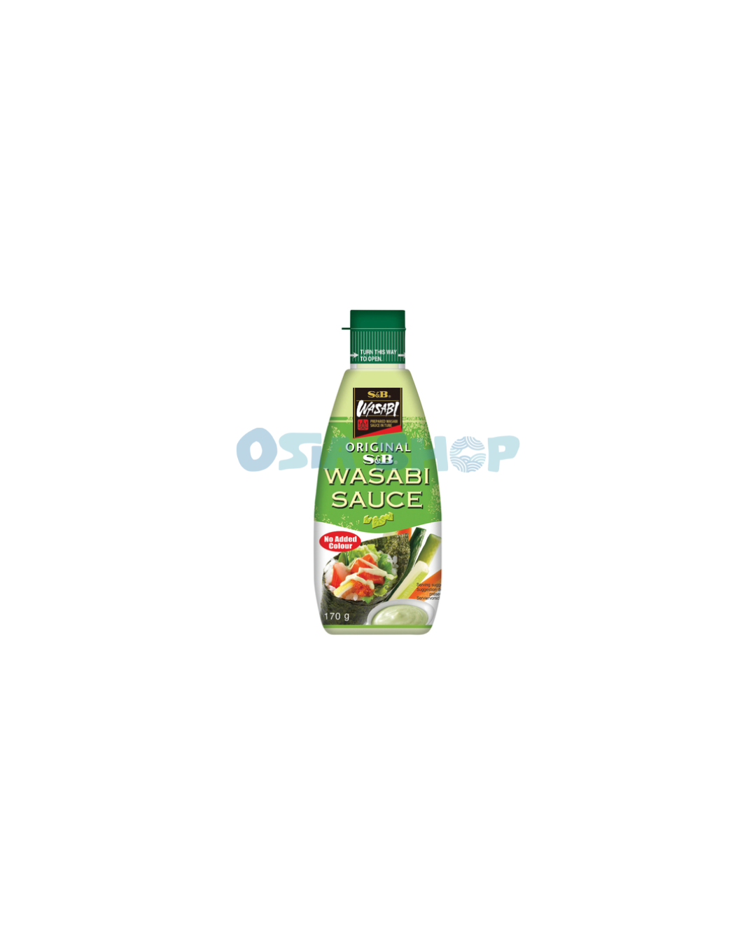 S&B Wasabi Sauce 170G ซอสวาซาบิ ตราเอสแอนด์บี