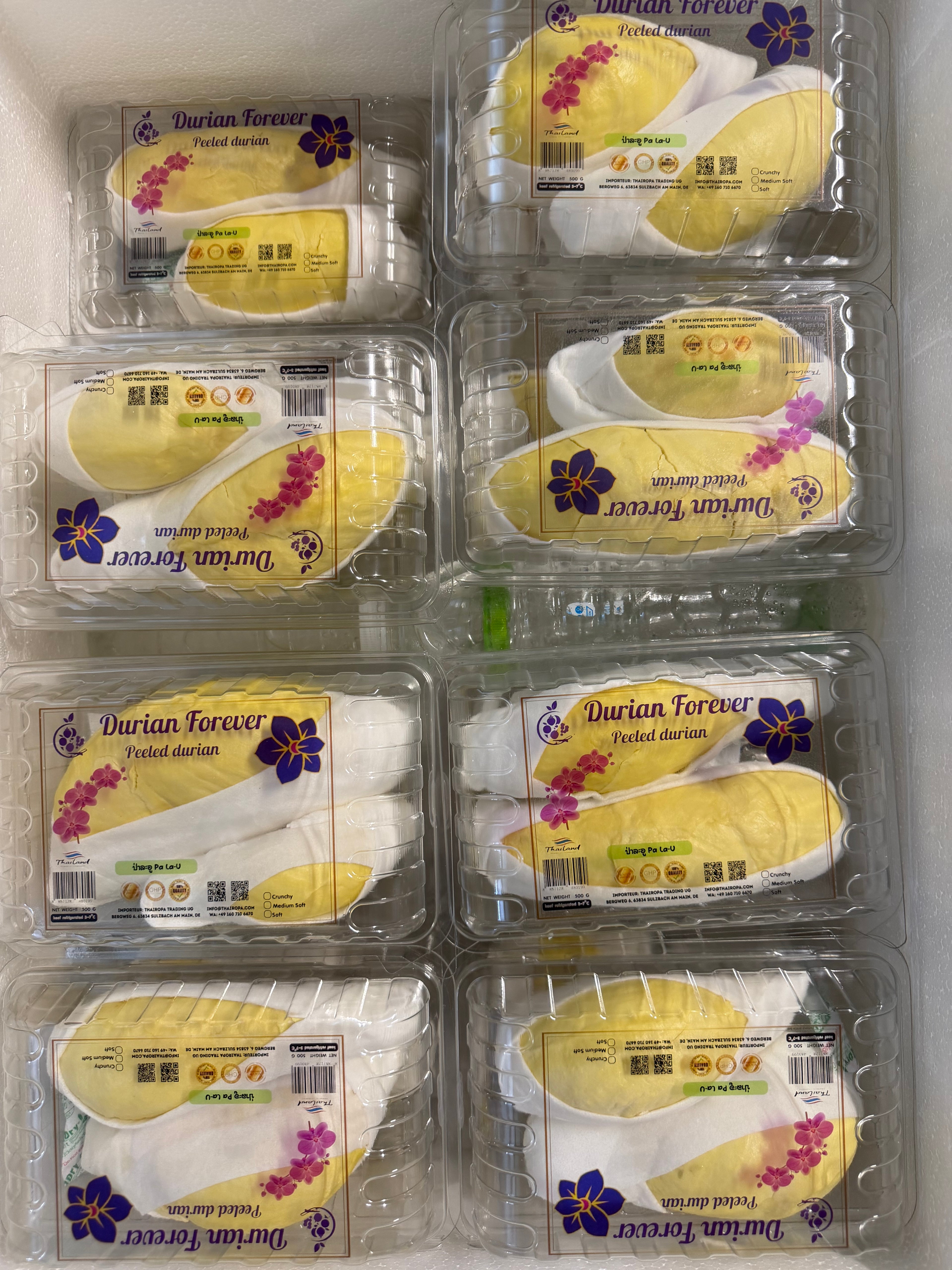 Durian 500g (ทุเรียน / Sầu riêng)