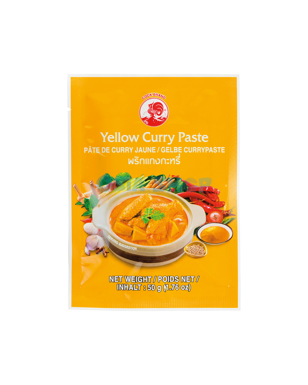 COCK Gelbe Currypaste 50G พริกแกงกะหรี่ ตราไก่