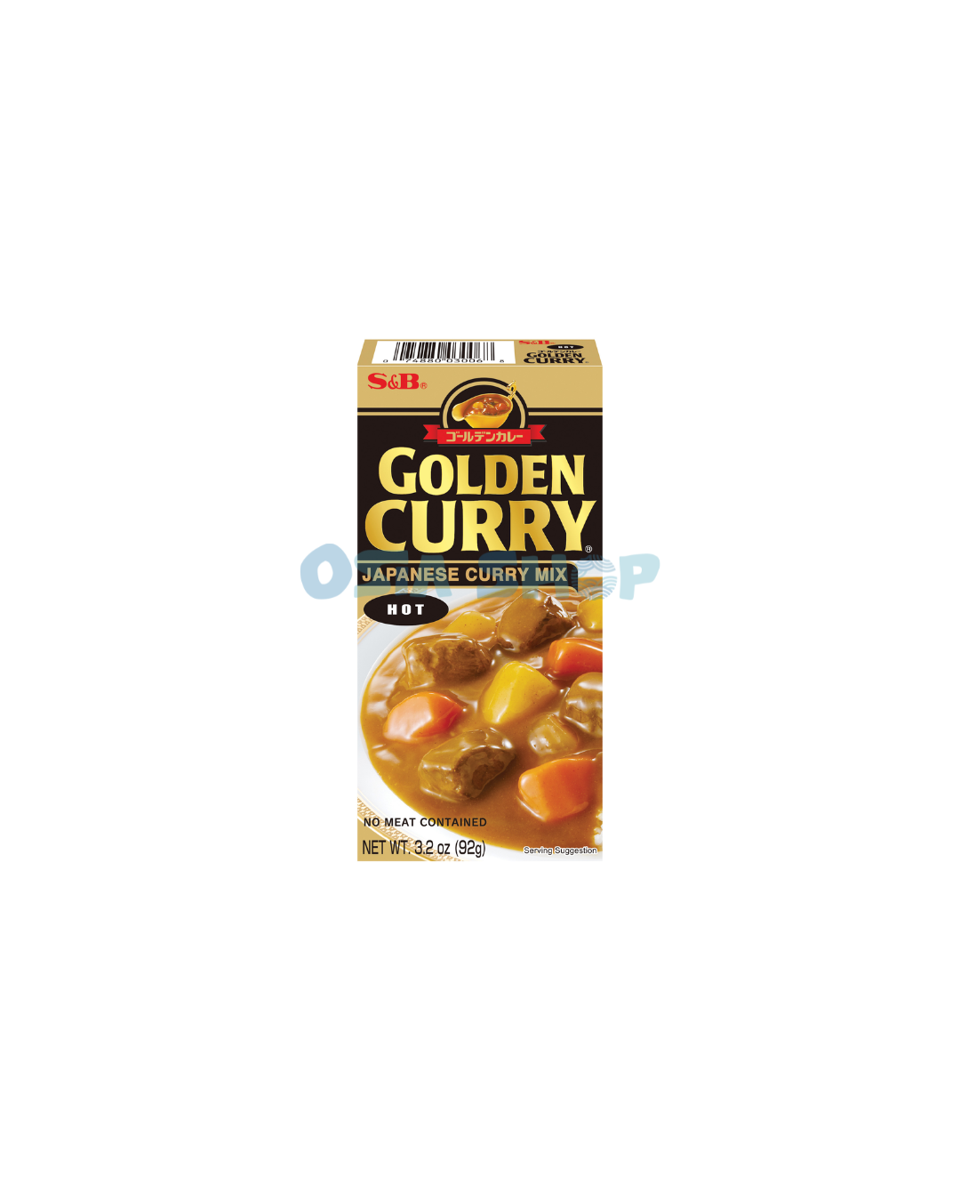 S&B Golden Curry Japanischer Curry Mix Hot 92G แกงกะหรี่ญี่ปุ่น ชนิดเผ็ดมาก