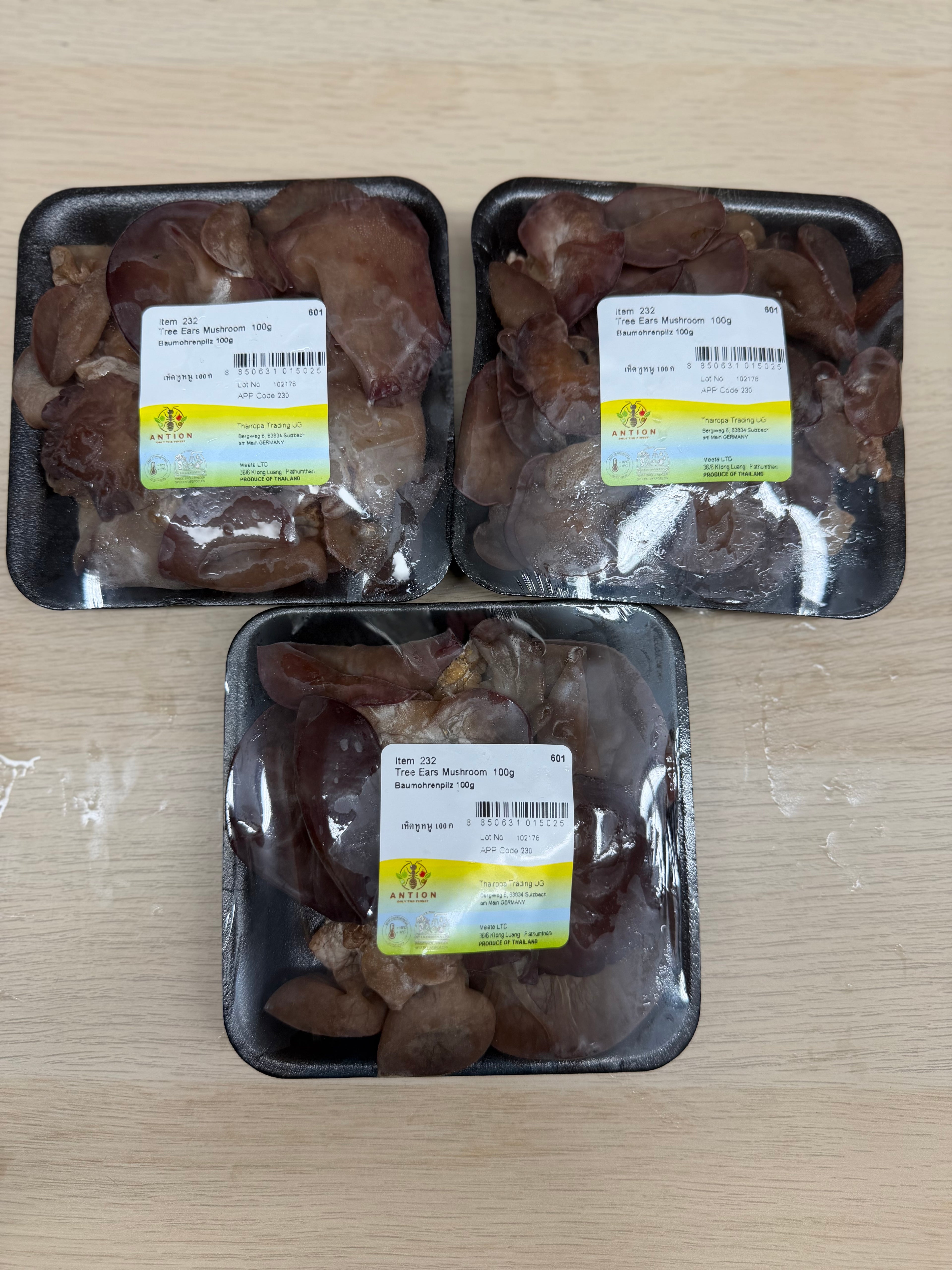 Frische Mu-Err Pilze 100G เห็ดหูหนู