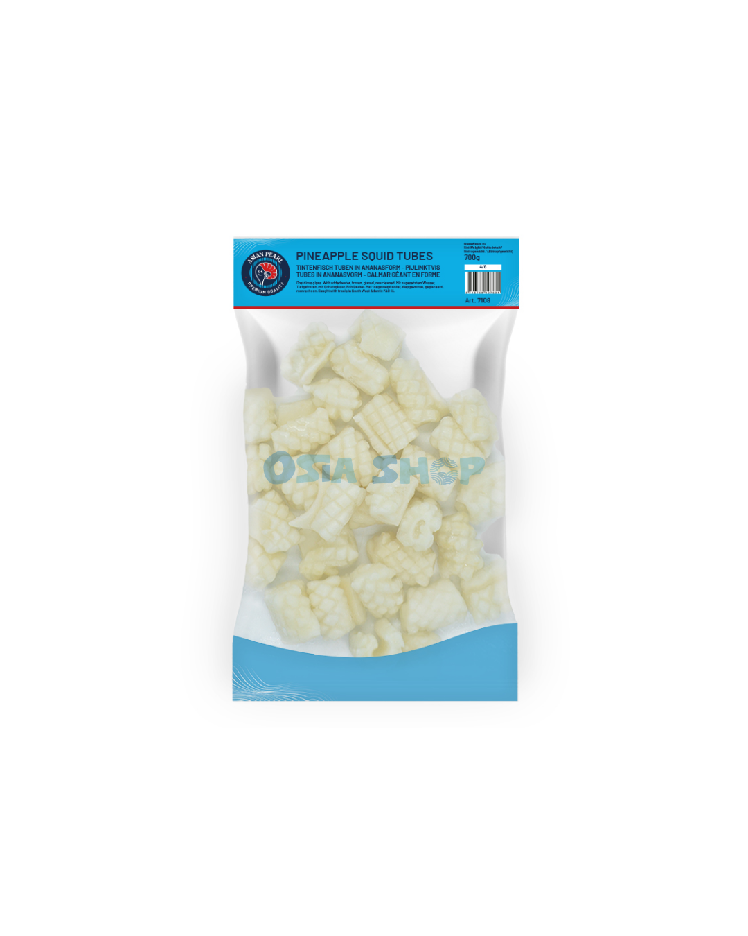 ❄️ (NUR ABHOLUNG) 
 ASIAN PEARL Tintenfisch in Ananasform 1000g หมึกบั้ง