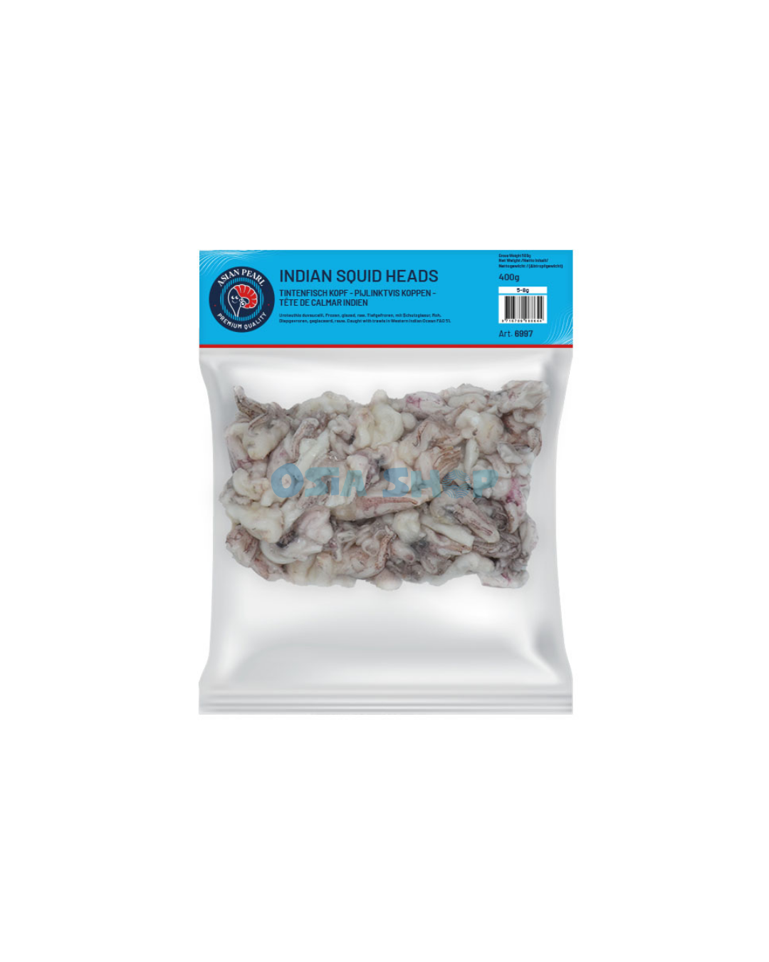 ❄️ (NUR ABHOLUNG) | ASIAN PEARL Tintenfisch Kopf 5-8 G 500g หนวดปลาหมึก