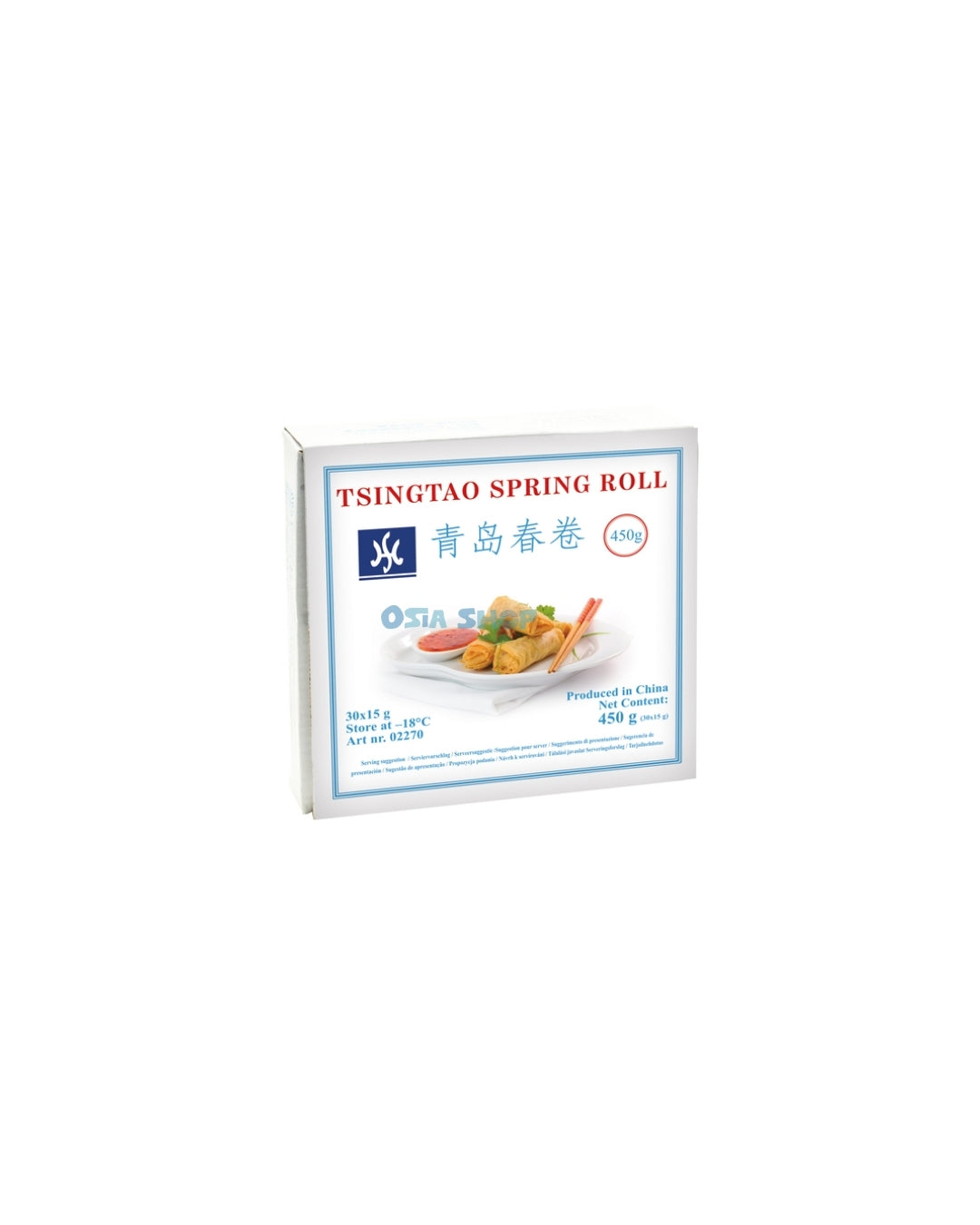 ❄️ (NUR ABHOLUNG) HS Tsingtao Mini Frühlingsrollen mit Gemüse 450g (30 PCS/ST) ป่อเปี๊ยะ ผัก