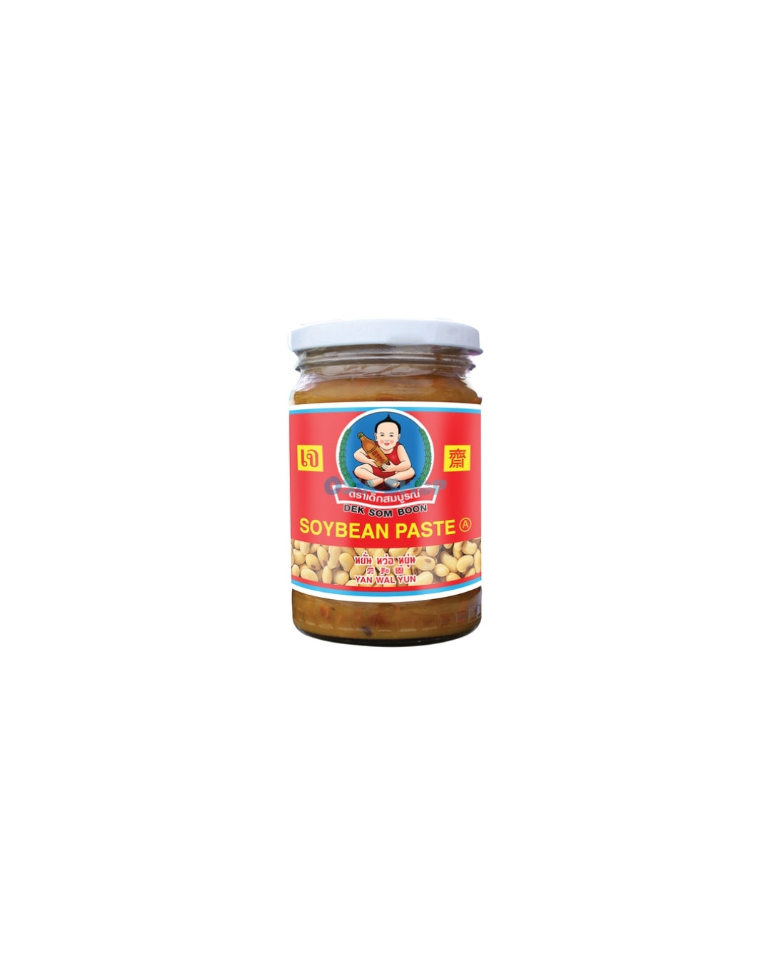 DEKSOMBOON Sojabohnenpaste 245g เต้าเจี้ยว ตราเด็กสมบูรณ์
