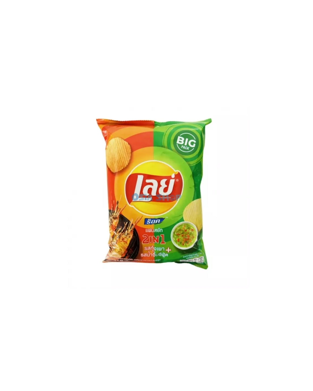 LAY'S Kung Pao & Seafood Flavor Potato Chip 69g เลย์ รส กุ้งเผา น้ำจิ้มซีฟู้ด