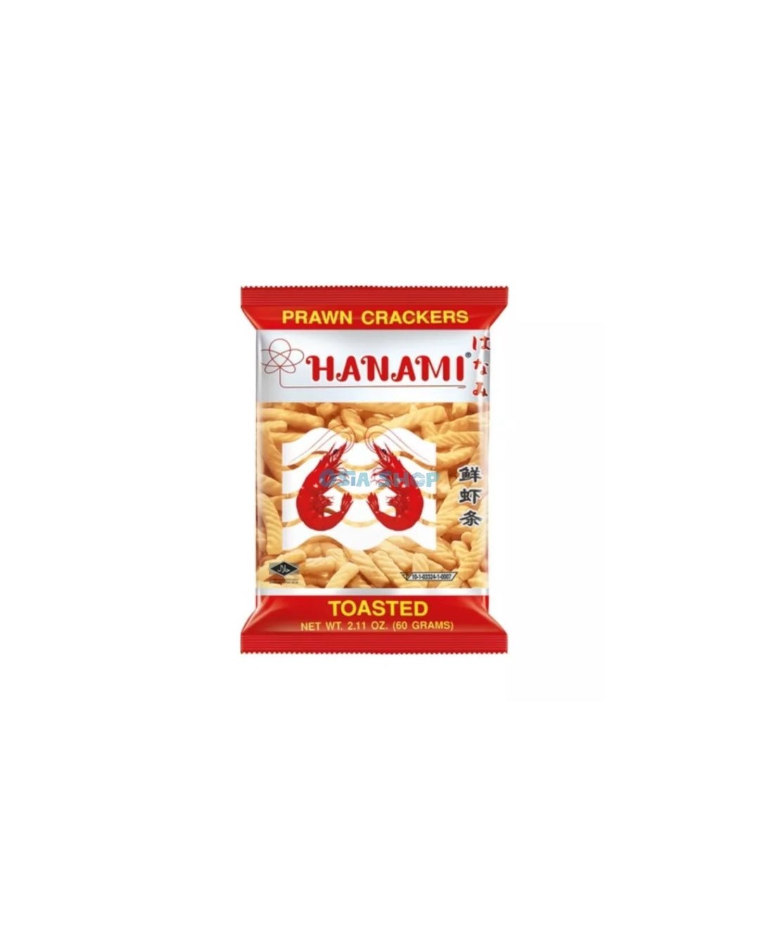 HANAMI Garnelen Cracker 60g ข้าวเกรียบกุ้ง ฮานามิ
