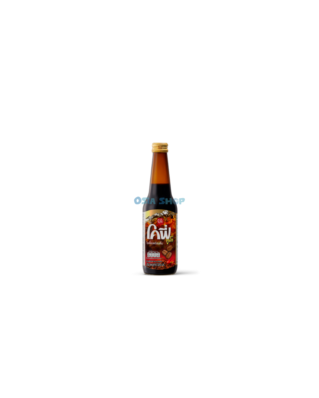 COFE Thai Style Kaffee O-Lieng mit weniger Zucker 320ML โคฟี่ ทูโก – โอเลี้ยงพร้อมดื่ม (หวานน้อย)