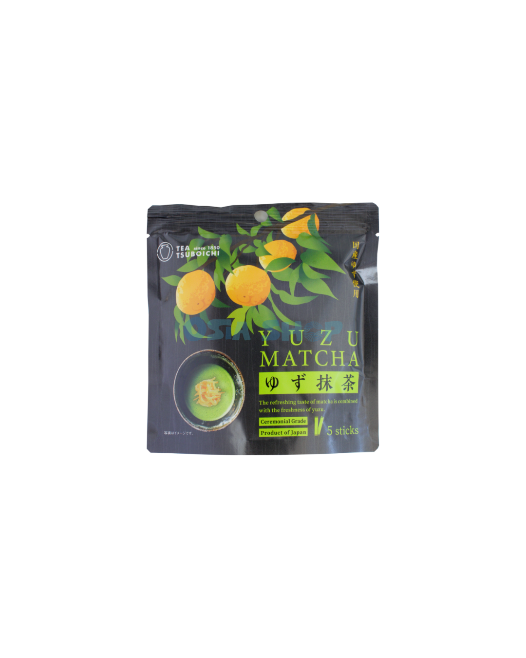 TSUBOICHI Yuzu Matcha Ceremonial Grade 50G มัทฉะผสมส้มยูซุเกรดพิธีการ