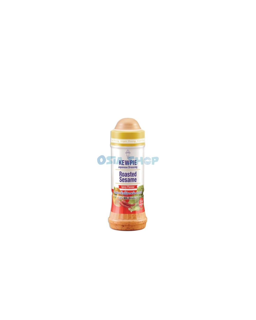 KEWPIE Geröstete Sesamsauce spicy 210 ML น้ำสลัดงาคั่วญี่ปุ่นรสเผ็ด