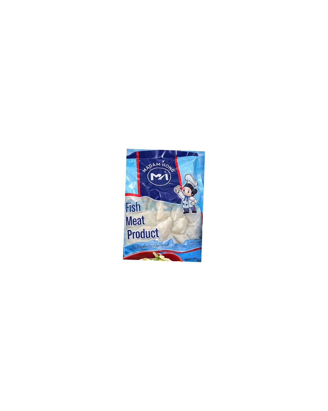 ❄️(NUR ABHOLUNG) I MADAM HONG Frozen Rugby Fish Ball 500g ลูกชิ้นปลาทรงรักบี้