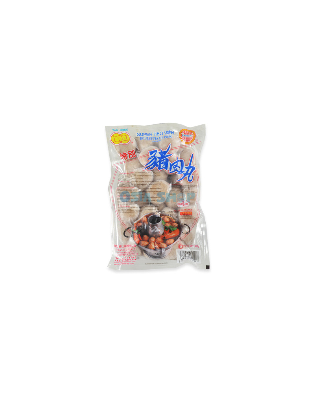 ❄️ (NUR ABHOLUNG) |  LAKOVO Schweinefleischbällchen 500g ลูกชิ้นหมูแช่แข็ง