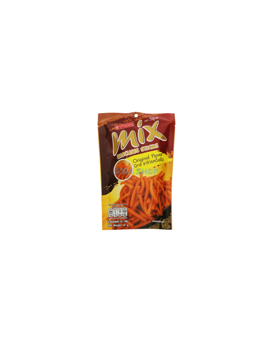 VFOODS Biscuit Sticks Original Geschmack 50G ขนม ขาไก่ รสดั้งเดิม