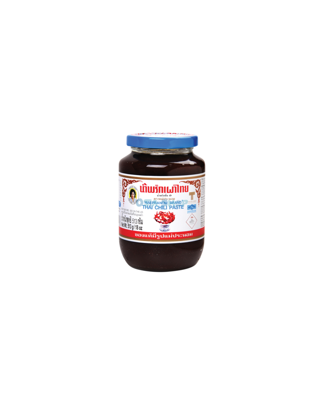 MAEPRANOM Chilipaste in Öl 513 G น้ำพริกเผา แม่ประนอม