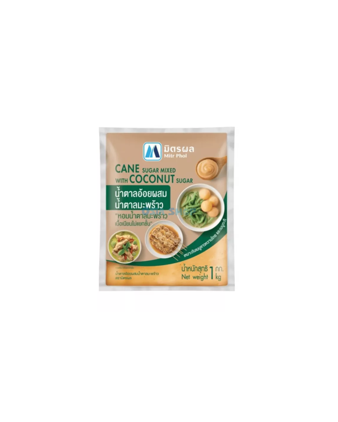 MITR PHOL Rohr - Kokoszucker Paste 1000g น้ำตาลอ้อยผสมน้ำตาลมะพร้าว มิตรผล