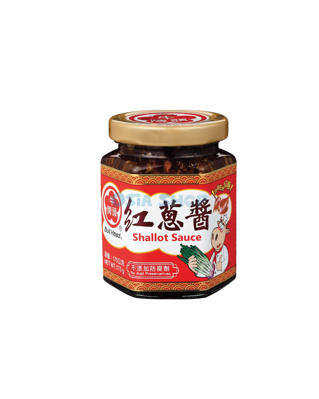 [SALE] BULL HEAD Shallot Sauce 175G ซอสหอมแดงไต้หวัน