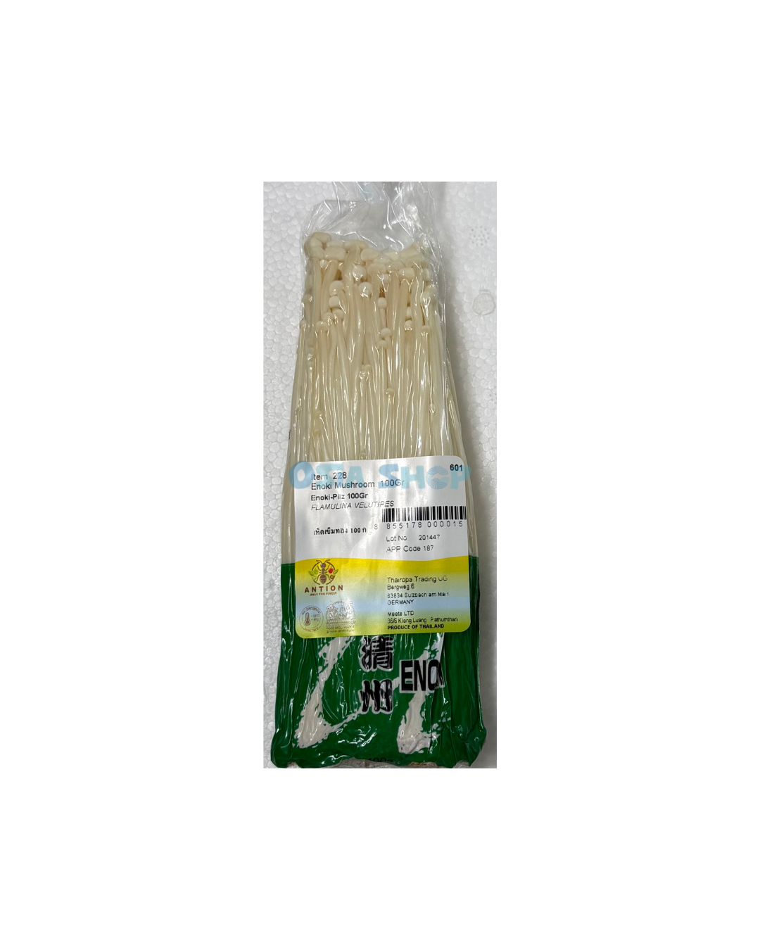 Enoki Pilze aus Thailand 100G เห็ดเข็มทอง