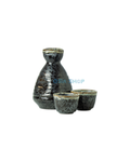 JADE TEMPLE SAKE SET KERAMIK 3-TEILIG ชุดสาเกเซรามิกดีไซน์ญี่ปุ่น
