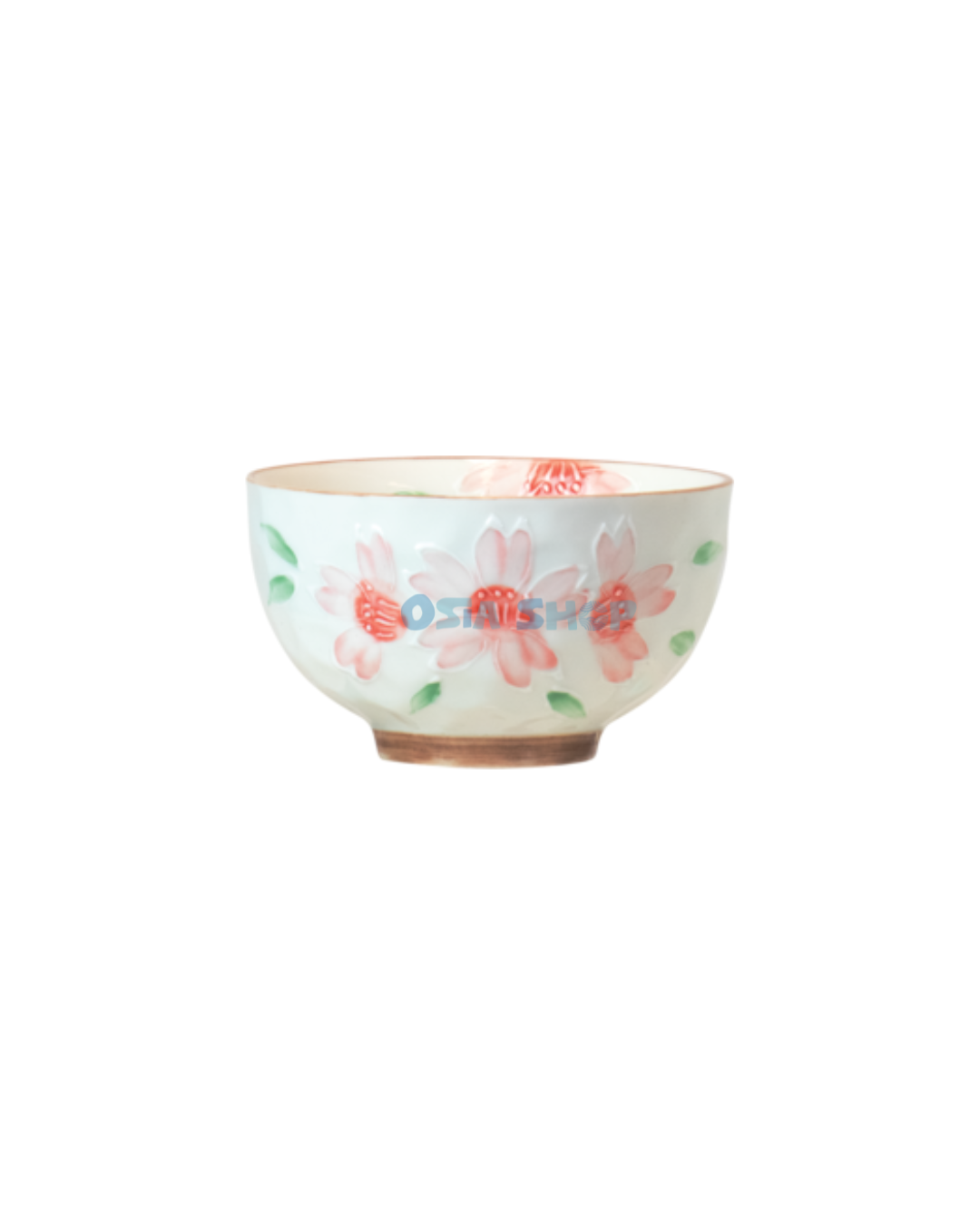JADE TEMPLE Porzellan Schale Blumenmotiven pink ชามเซรามิกลายดอกไม้สีชมพู