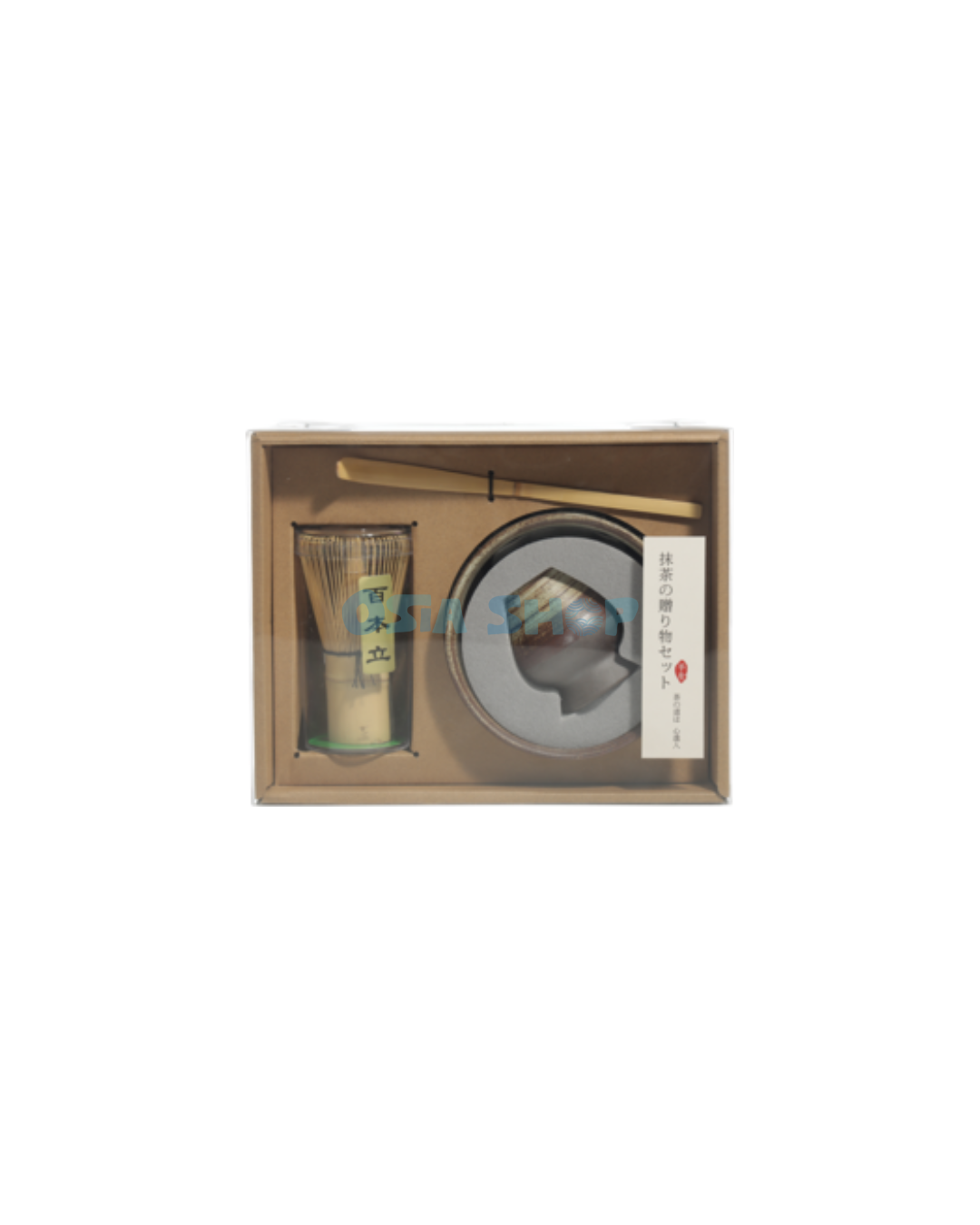 JADE TEMPLE MATCHA TEE SET BRAUN 4-TEILIG ชุดชงชาเขียวมัทฉะสีน้ำตาล