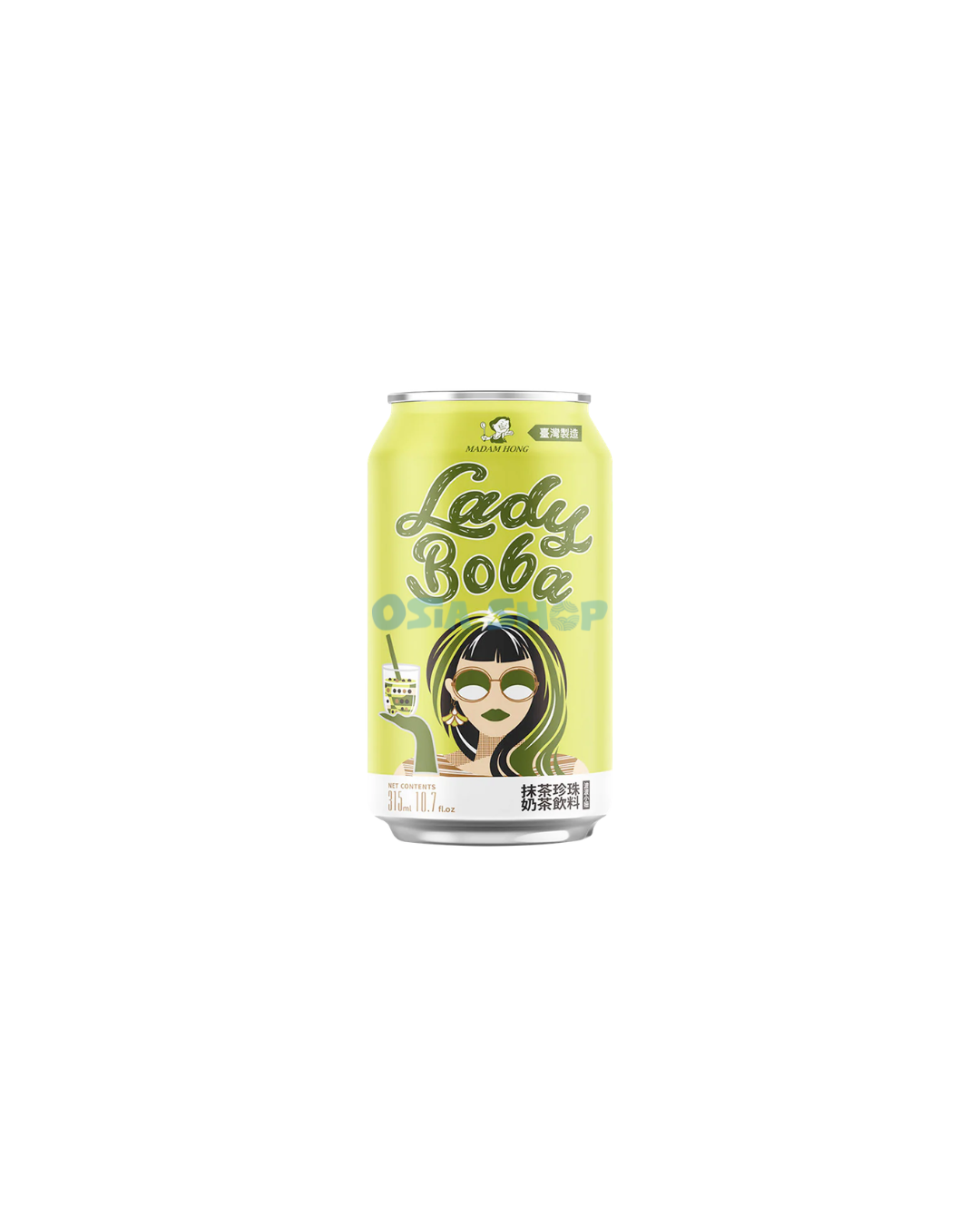 MADAME HONG Matcha Latte Bubble Tea 315ML มาดามฮง ชานมไข่มุกมัทฉะ (inkl. €0,25 Einwegpfand)