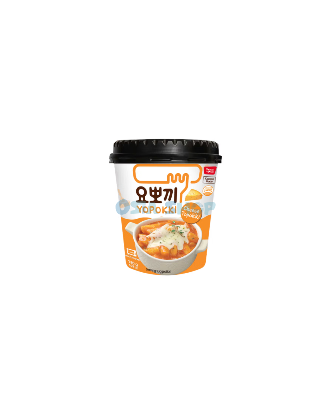 YOPOKKI Reiskuchen Cup Cheese 120G ต๊อกบกกีรสชีสชนิดถ้วย
