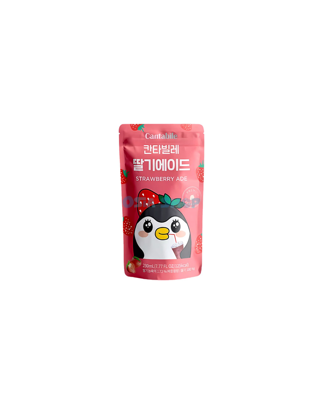 CANTABILE Strawberry Ade 230ML น้ำสตรอว์เบอร์รี่