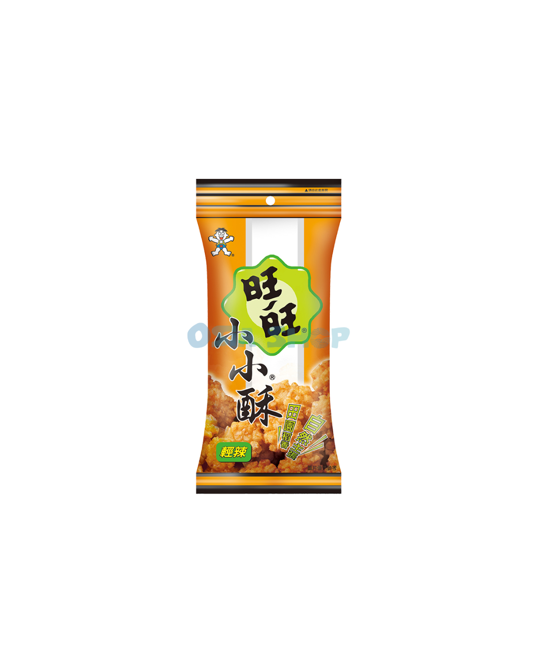 WANT WANT Mini Reiscracker Spicy 60G ขนมข้าวอบกรอบรสเผ็ด